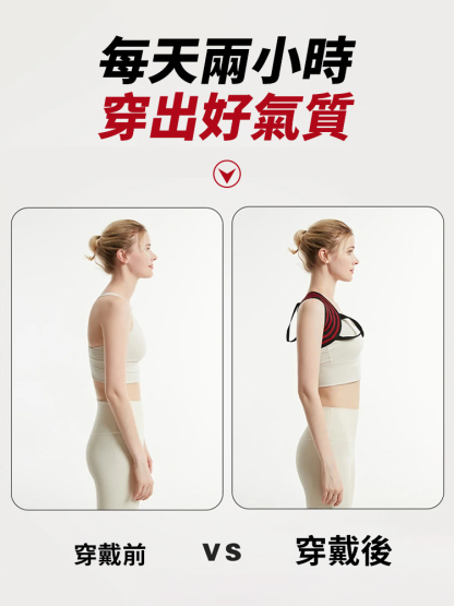 開肩美背矯正帶