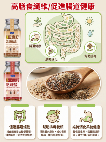 亞麻籽芝麻鹽調味料