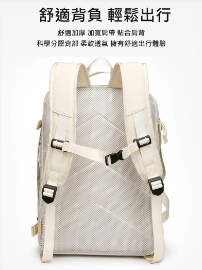 【裝下整個世界】箱式開袋大容量行李背包