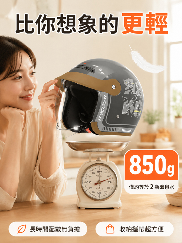 【砸不爛】四季通用防撞頭盔