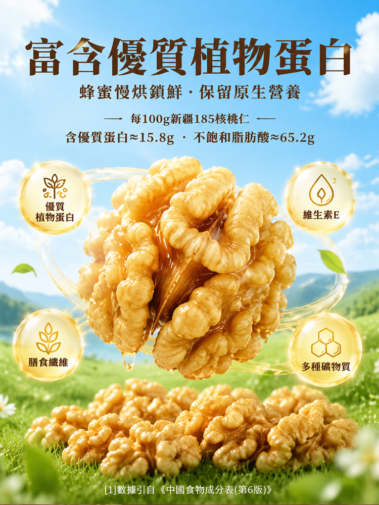 頂級去皮蜂蜜核桃仁