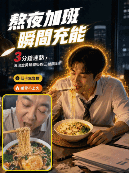 【党参+西洋参+人参】三参方便面