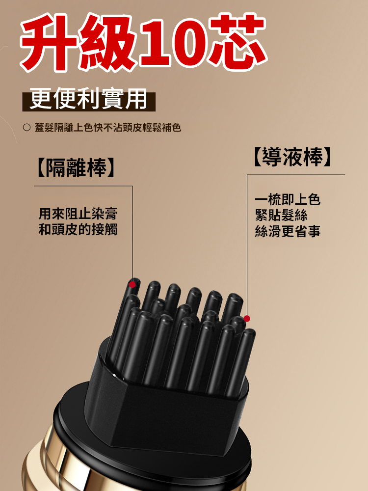 遮蓋白髮持久著色美髮棒