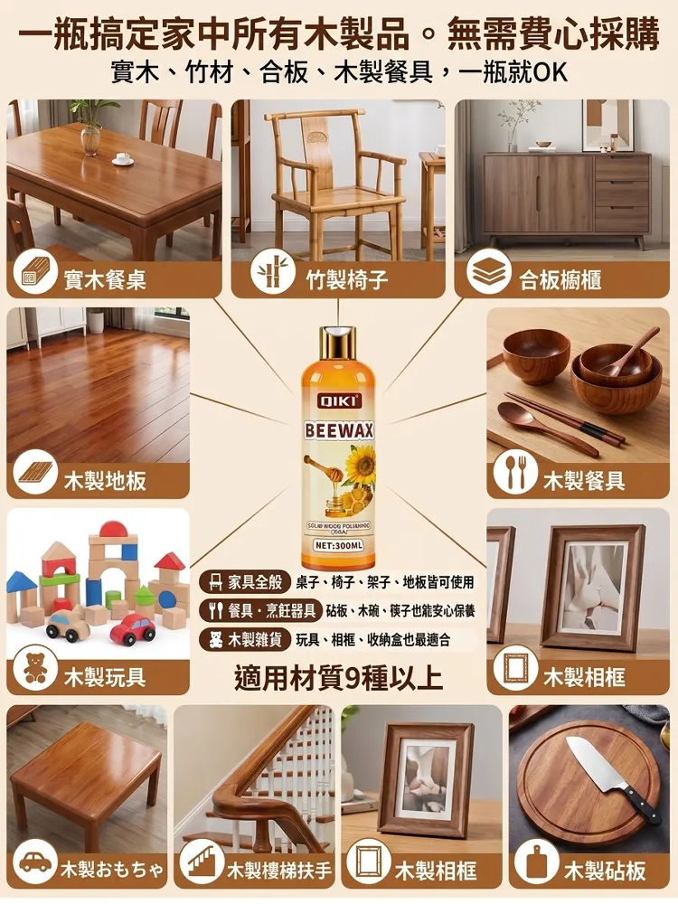 家具專用養護蜂蠟
