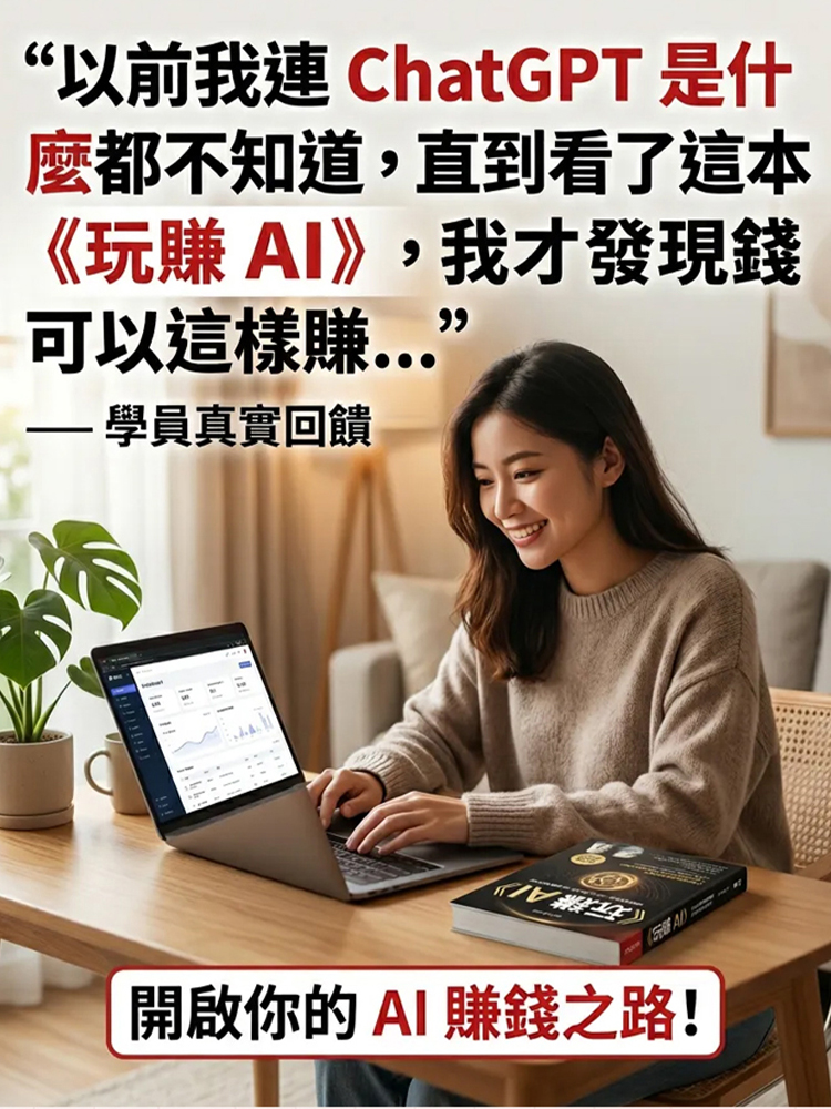 【普通人吃透AI實操賺錢】玩「賺」AI