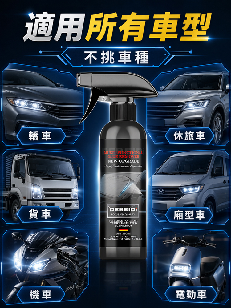 汽車大燈去黃翻新噴霧