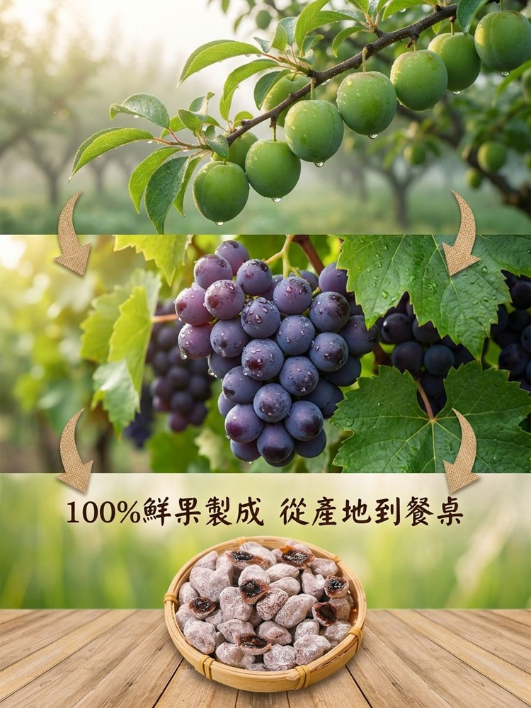【山姆同款】鮮製爆漿夾心葡萄無核梅餅