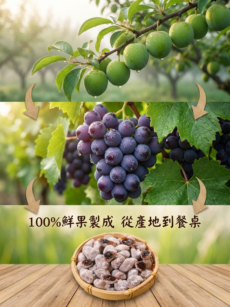 【山姆同款】鮮製爆漿夾心葡萄無核梅餅