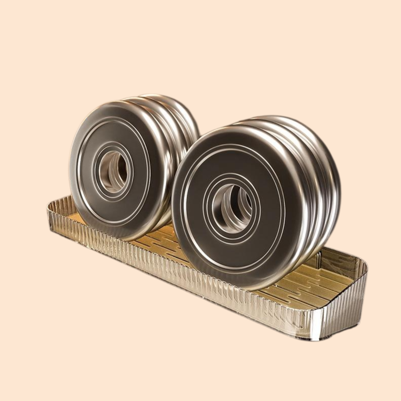 衛浴透明壁掛式置物架