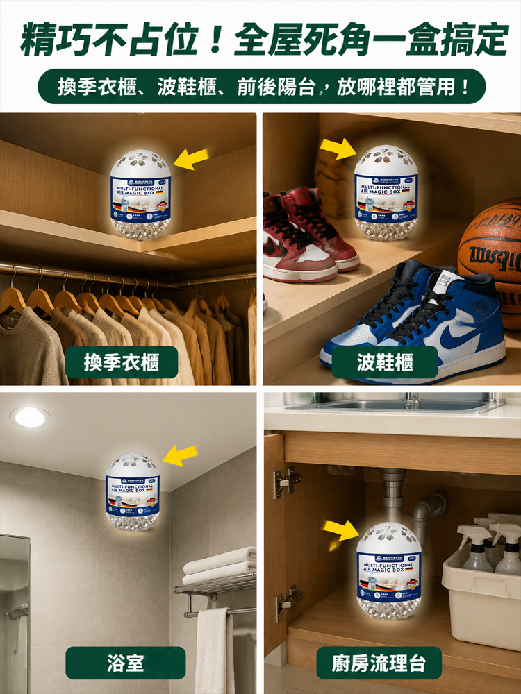 除黴真神】超強吸黴全天候清潔淨化器