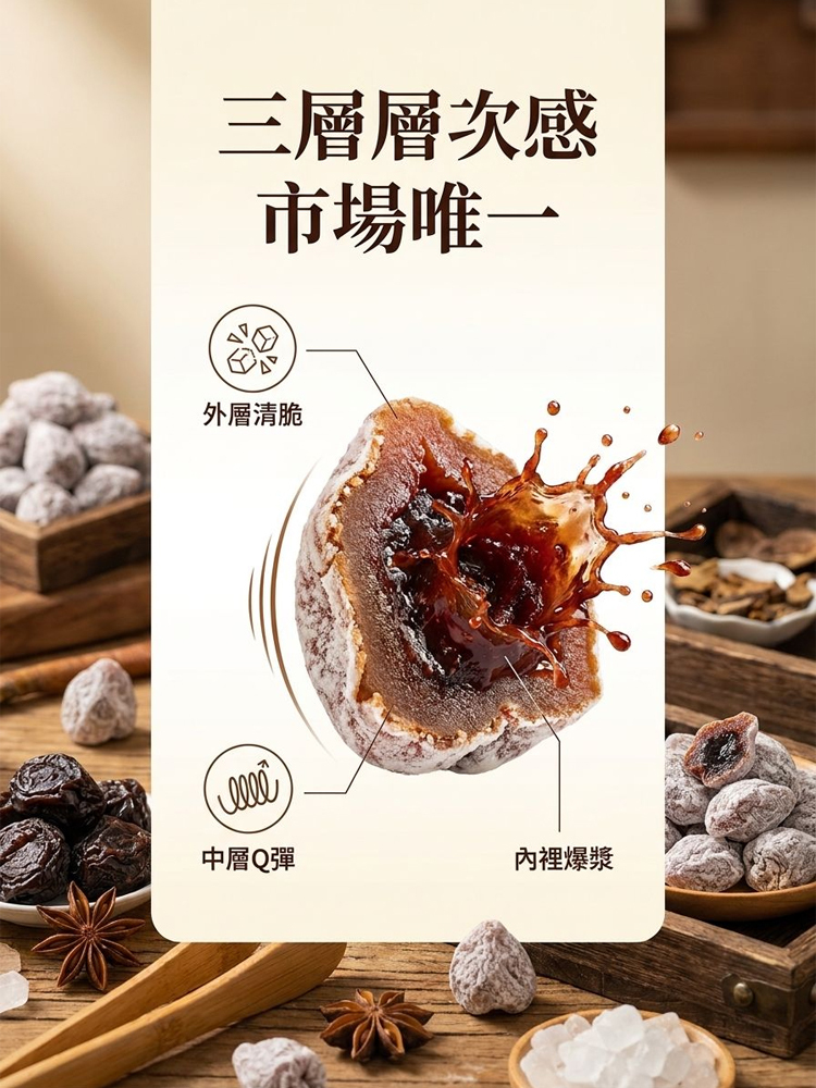 【山姆同款】鮮製爆漿夾心葡萄無核梅餅