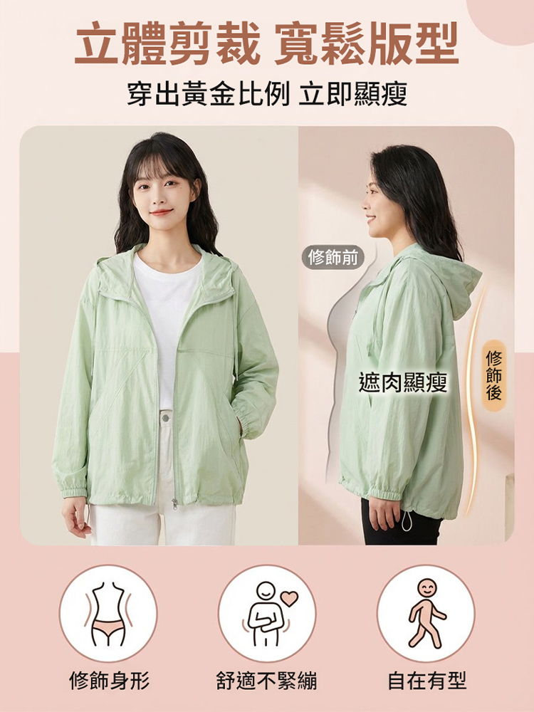 戶外輕薄連帽防曬衣