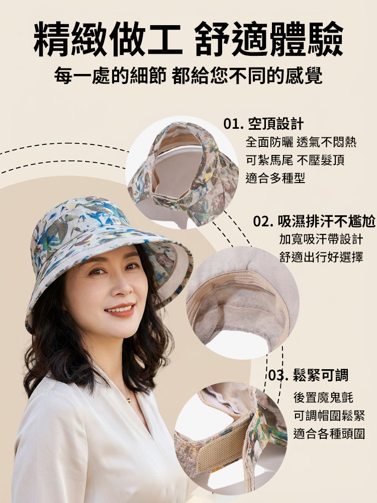 【全台抗暑救星】UV100+極致遮陽帽