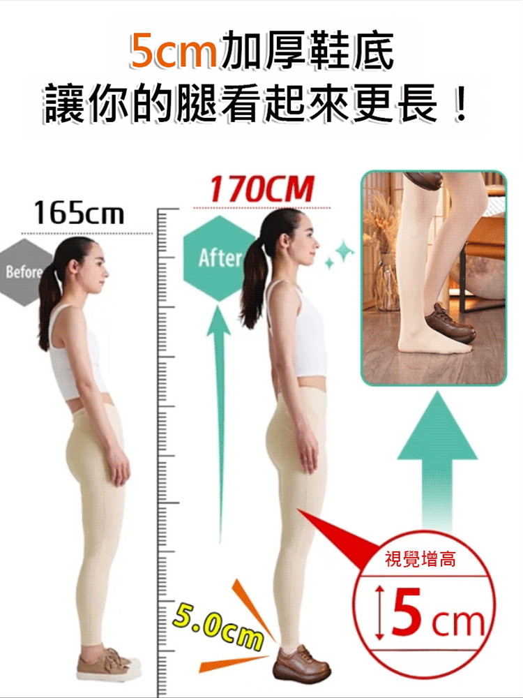 復古小皮鞋女厚底鬆糕