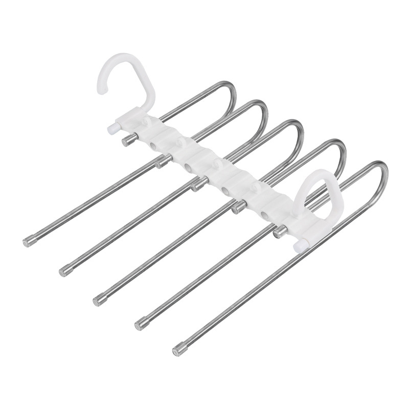 以一抵六多層褲子衣架