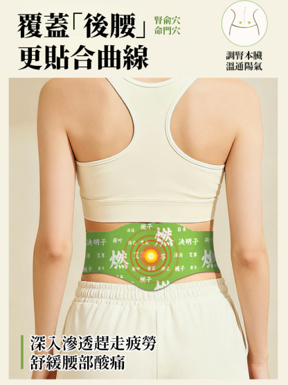 燃燃炫腹噗噗艾草貼