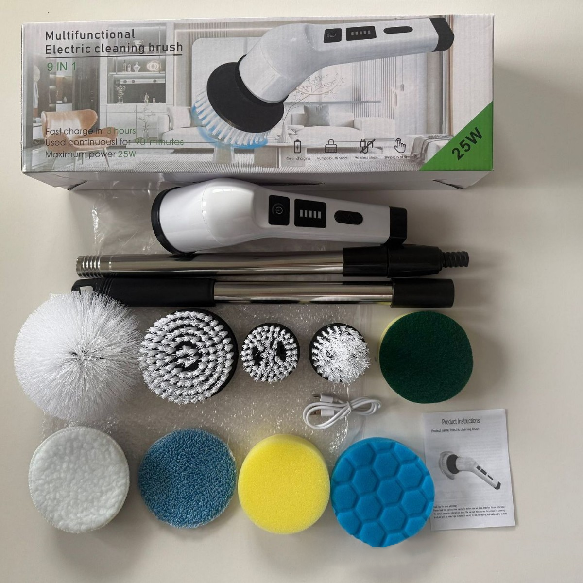 多功能家用無線電動清潔刷
