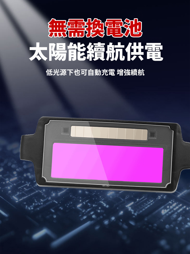 【0.01毫秒變光】自動變光電焊保護鏡