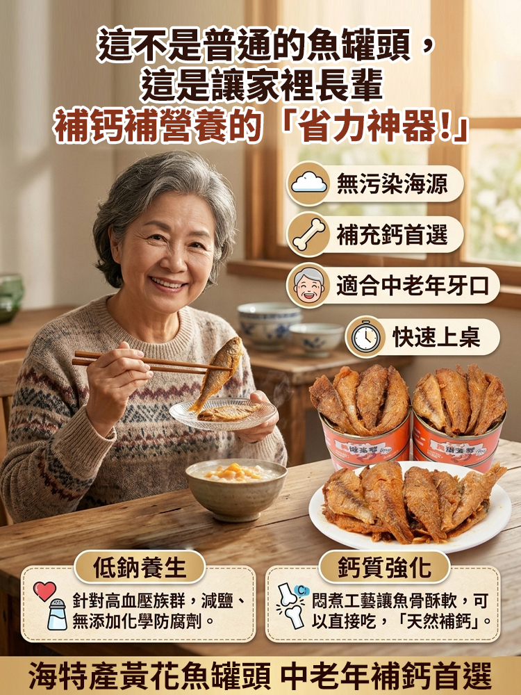 海特產黃花魚罐頭