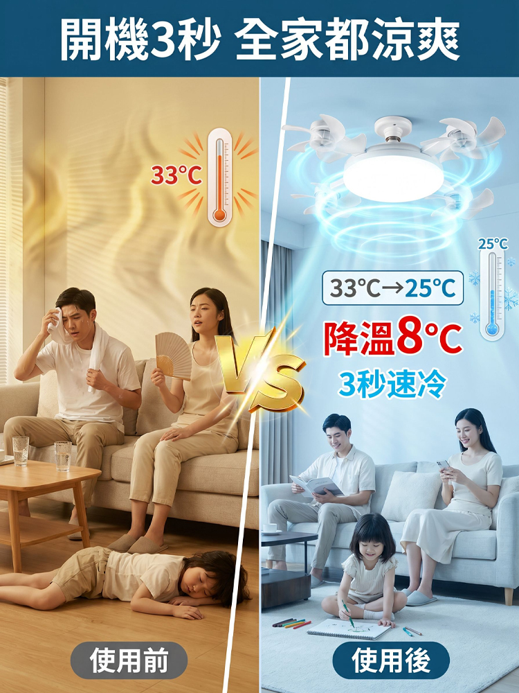 照明風扇吸頂燈