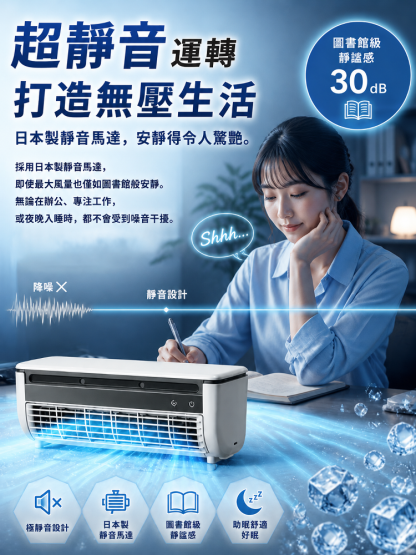 JC-迷你桌面空調扇
