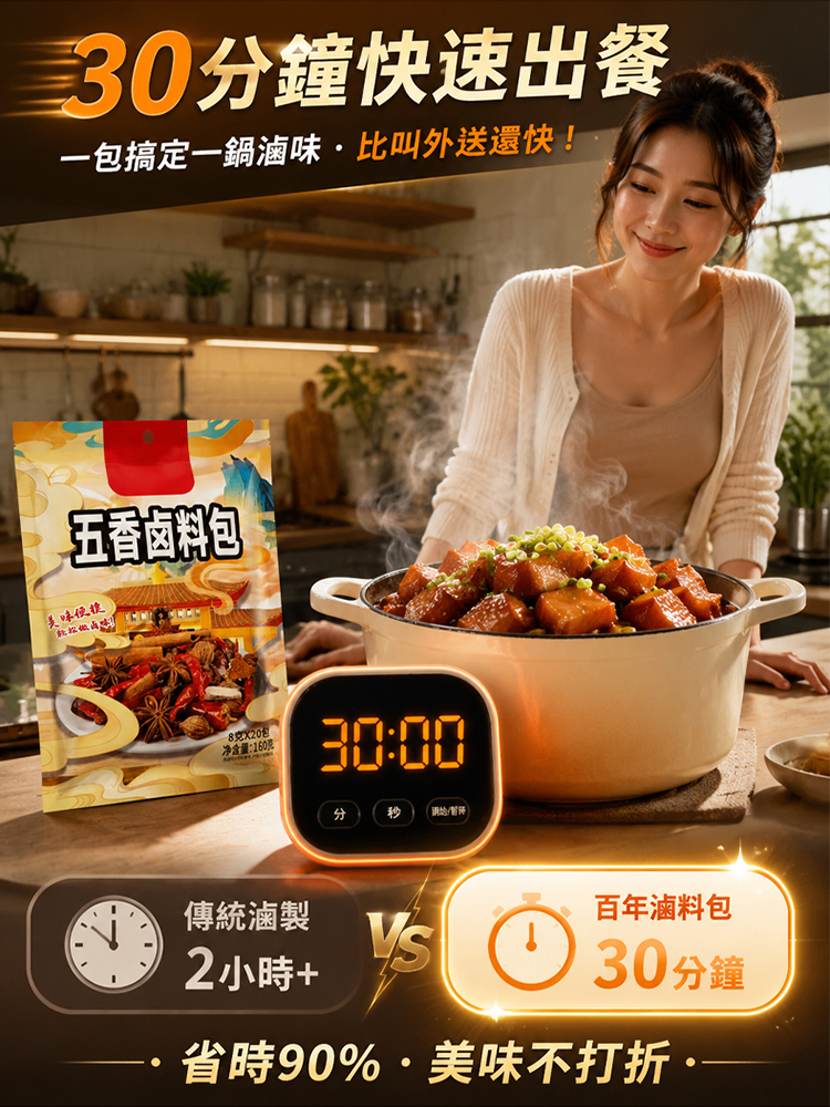 百年傳承五香鹵料包