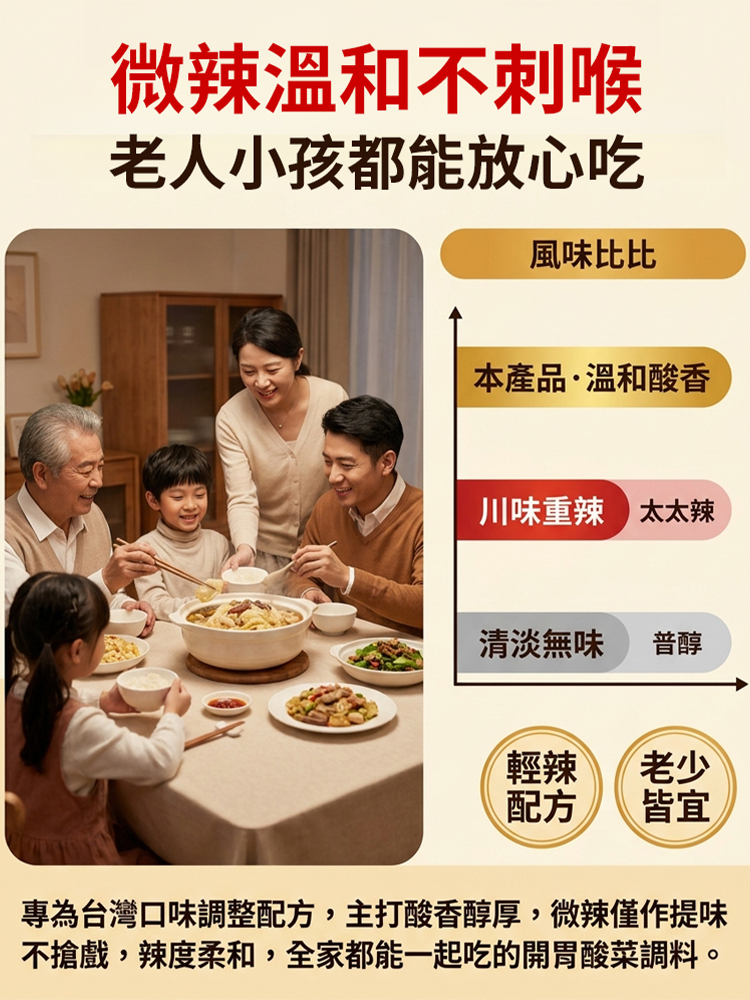 【傳承三代老字號秘方】窖藏老壇酸菜調味料