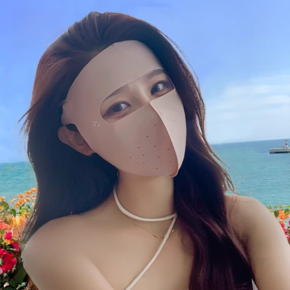 【多波段抗光老】透氣防曬面罩