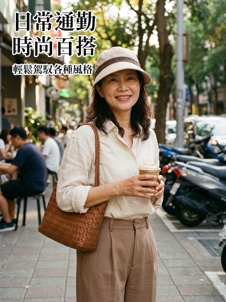 可調式顯臉小漁夫帽