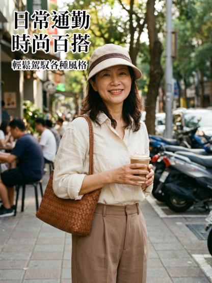 可調式顯臉小漁夫帽