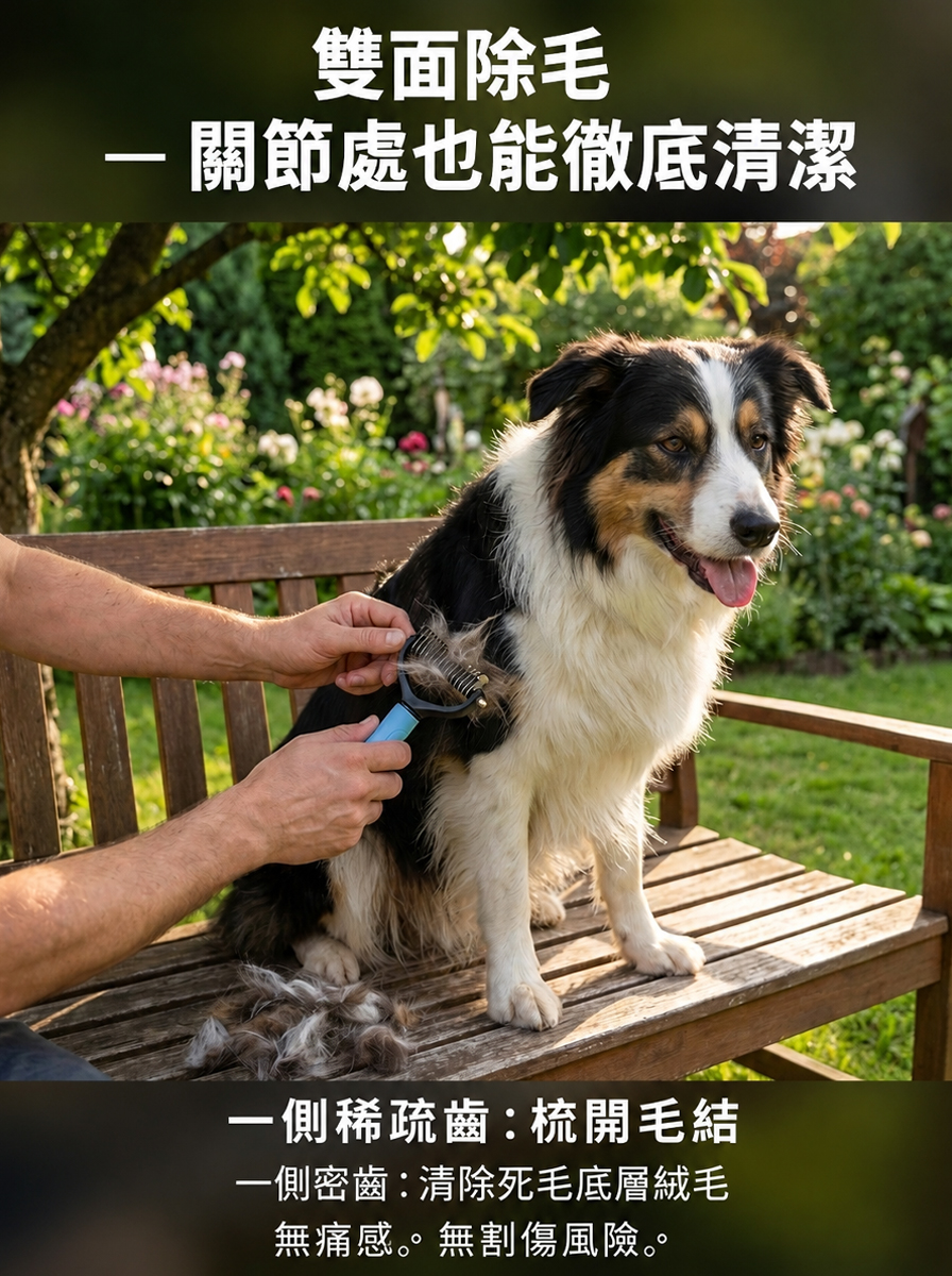 雙面多功能寵物梳子