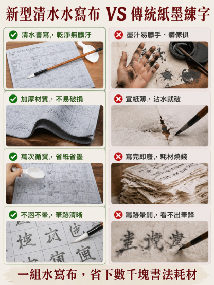 【重複書寫】水寫布十四件套裝