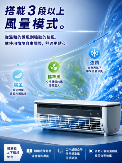 JC-迷你桌面空調扇