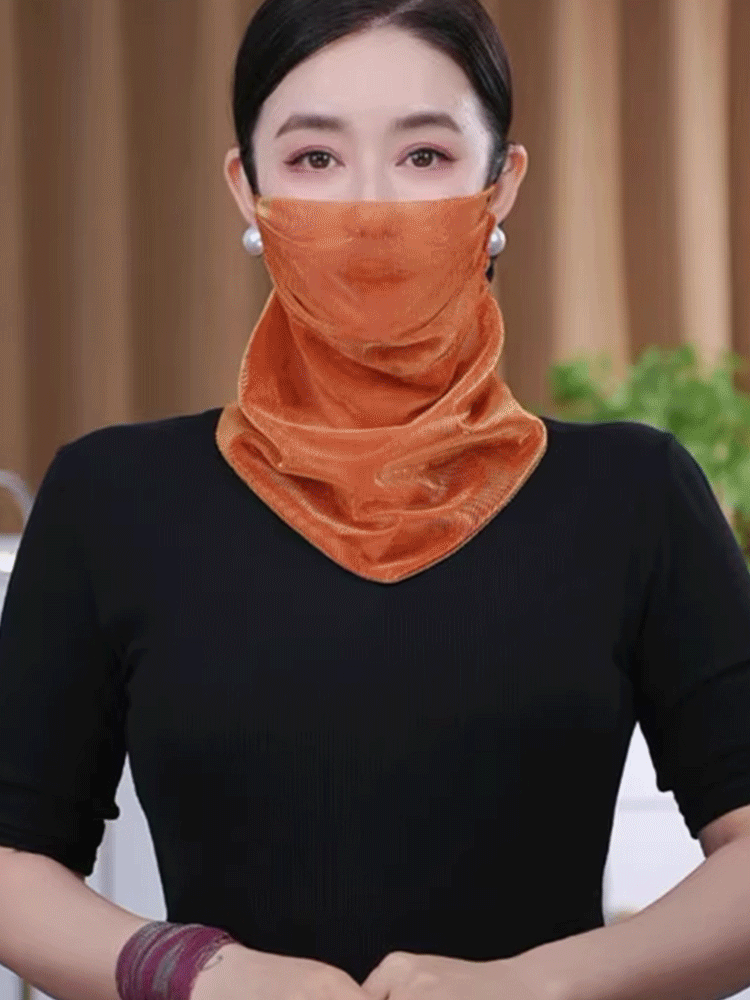 多功能炫彩磁扣防曬面紗