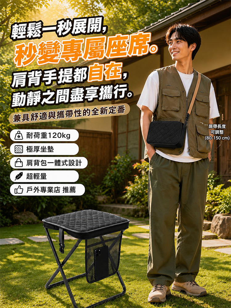 便攜折疊小馬扎