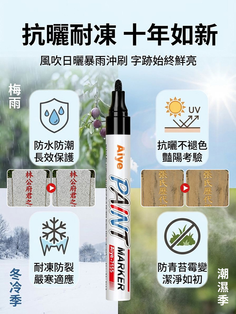 【十年如新】碑文補漆筆