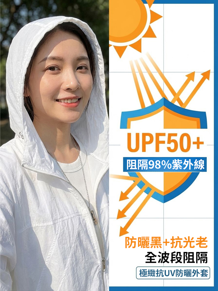 戶外輕薄連帽防曬衣