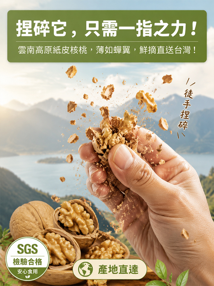 雲南紙皮薄皮核桃