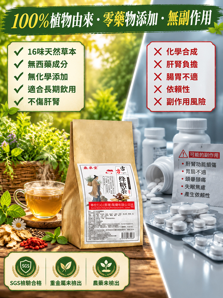 古方草本綿糖茶 降血糖養生
