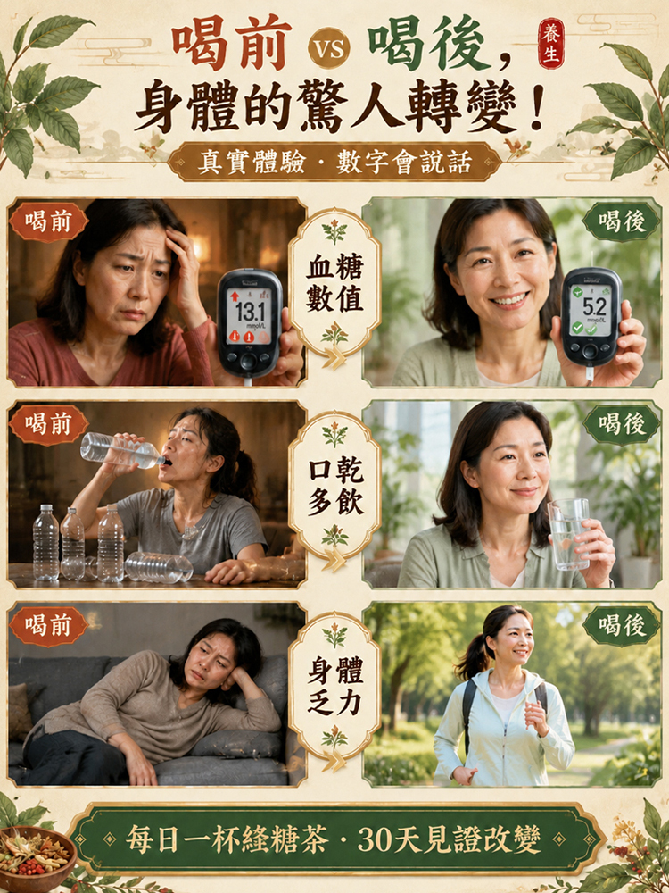 古方草本綿糖茶 降血糖養生