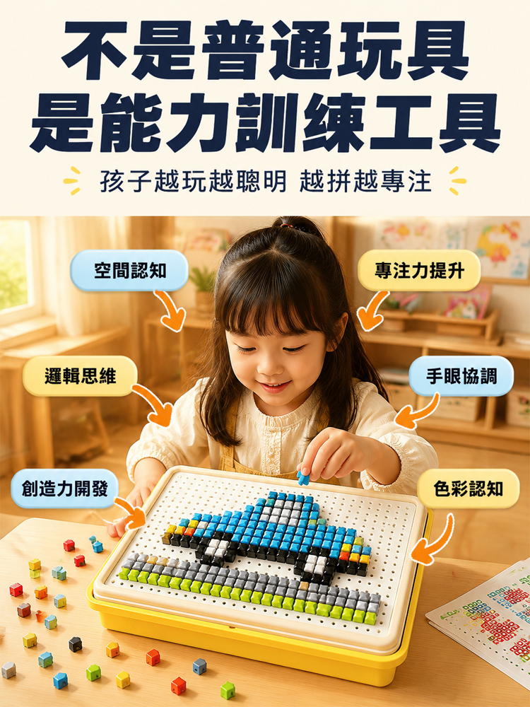 益智早期教育DIY創意拼圖