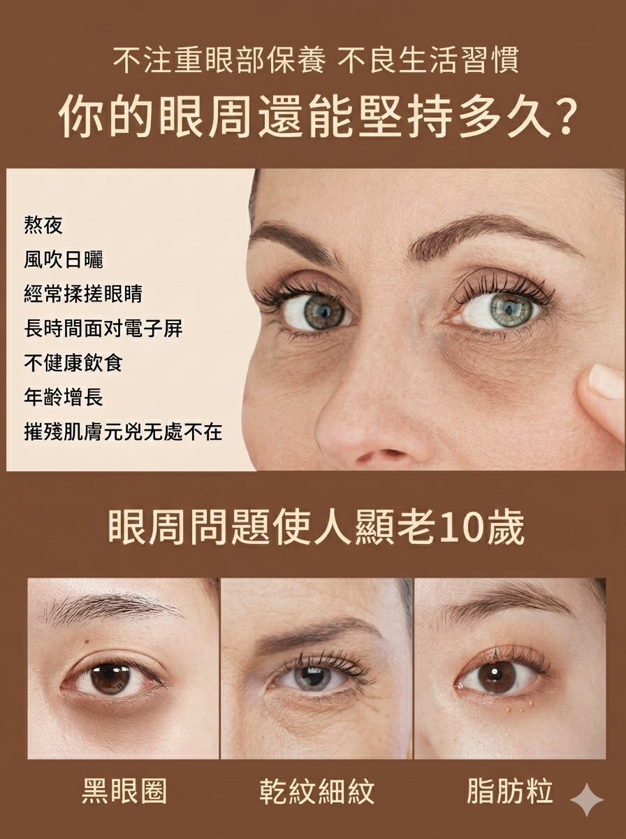 【眼霜天花板】小棕瓶抗皺眼霜