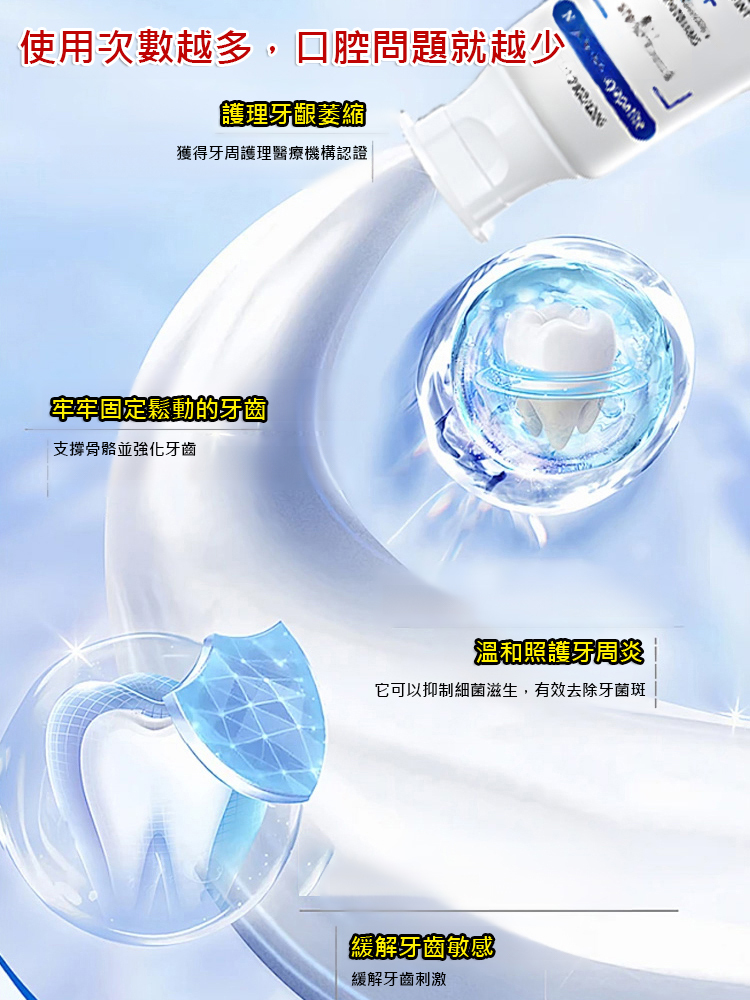 藥用7.5%羥基磷灰石牙膏