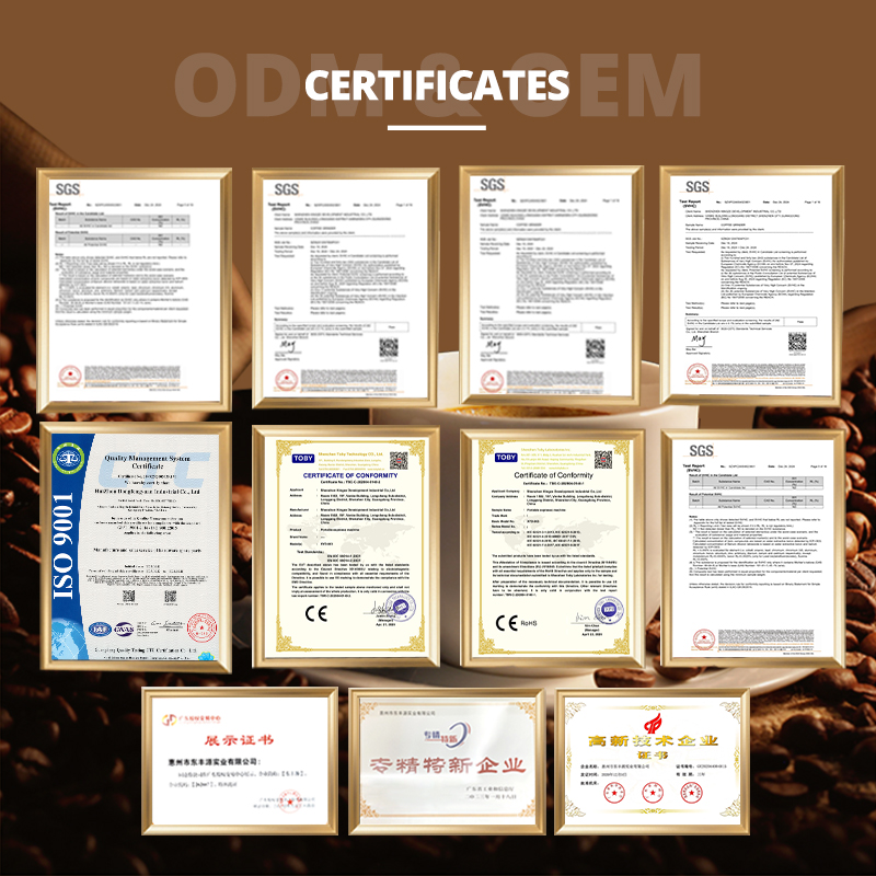 Kingze Coffee Accessories Tools Espresso Coffee Maker Adjustable Machine Hand Crank Portable Coffee Bean Grinder Mill