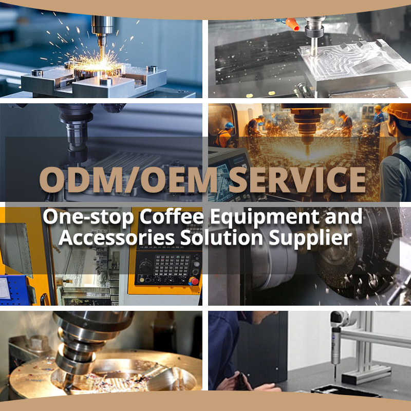 Kingze Coffee Accessories Tools Espresso Coffee Maker Adjustable Machine Hand Crank Portable Coffee Bean Grinder Mill