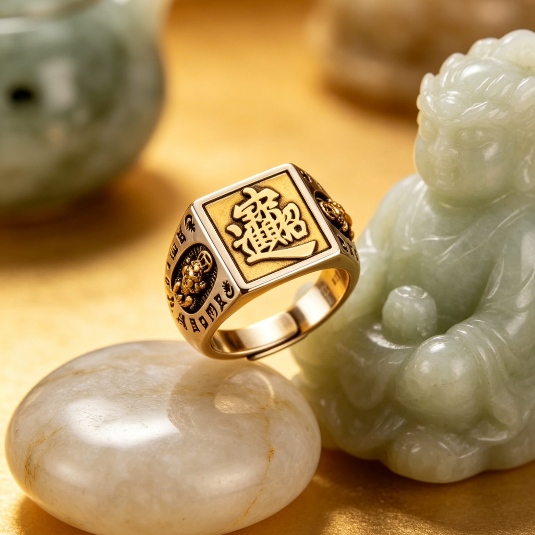 แหวนปี่เซียะเรียกทรัพย์ สไตล์วินเทจ | พลิกโชคชะตา ดูดเงินล้าน | วัสดุพรีเมียม ไม่ลอก ไม่ดำ ใส่อาบน้ำได้ 100%