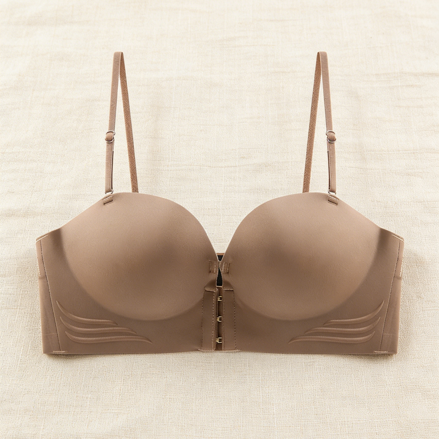 บราตะขอหน้าไร้รอยต่อ อัปอกชิดทันที | ชุดชั้นในโชว์หลังสวยไร้ขอบ | ผ้าระบายอากาศ นุ่มใส่สบายตลอดวัน | ทรงสวยกระชับ ไม่กดทับ ไม่เป็นรอย