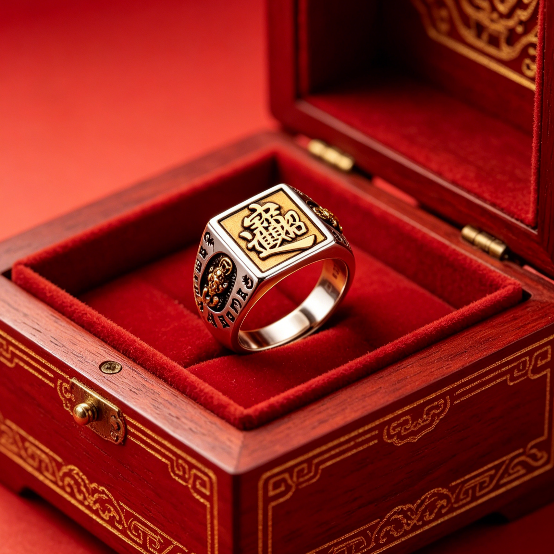 แหวนปี่เซียะเรียกทรัพย์ สไตล์วินเทจ | พลิกโชคชะตา ดูดเงินล้าน | วัสดุพรีเมียม ไม่ลอก ไม่ดำ ใส่อาบน้ำได้ 100%