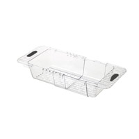 ชั้นวางของระบายน้ำที่อ่างล้างจาน แบบยืดหดได้