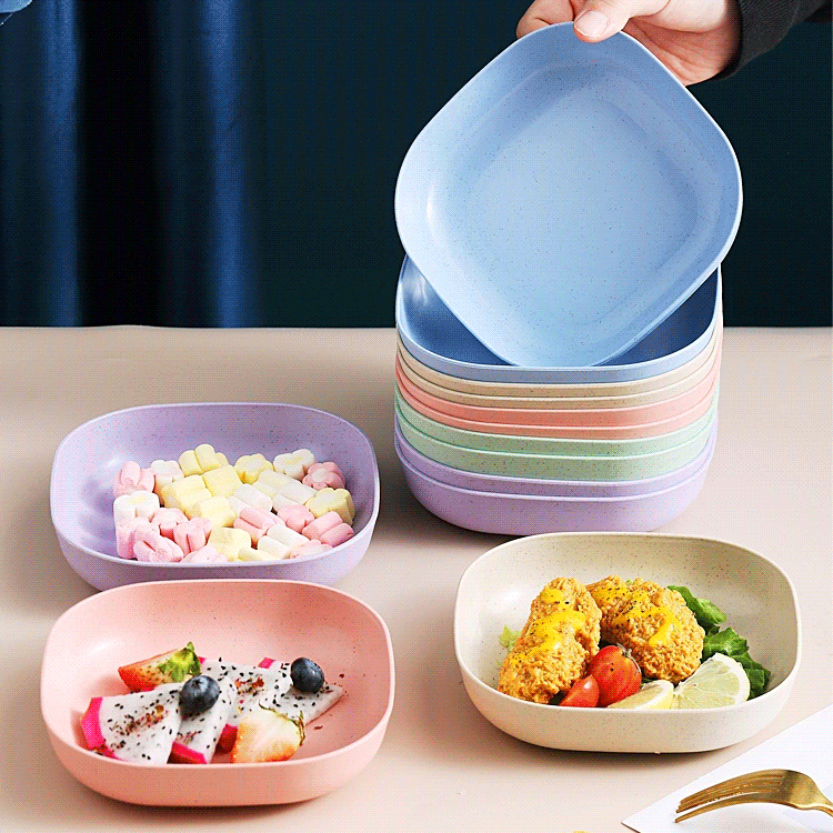 (เซต10ใบ)จานเก็บผลไม้และอาหารว่าง พร้อมกล่องเก็บ